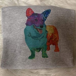 Brand new watercolor unisex corgi T-shirt